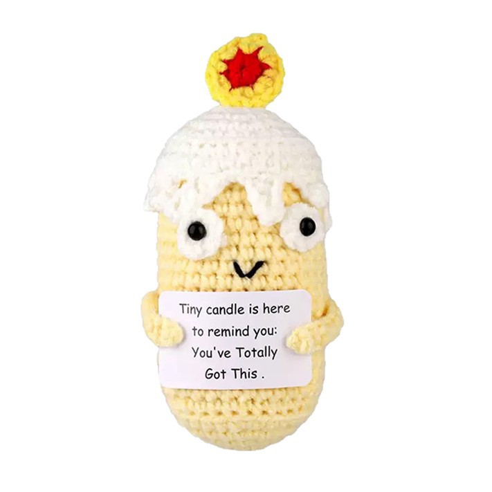 Cross-border Explosions Handmade Wool Doll Proofing Custom Doll Hand-crocheted Wool Doll Cross-border Knitted Doll