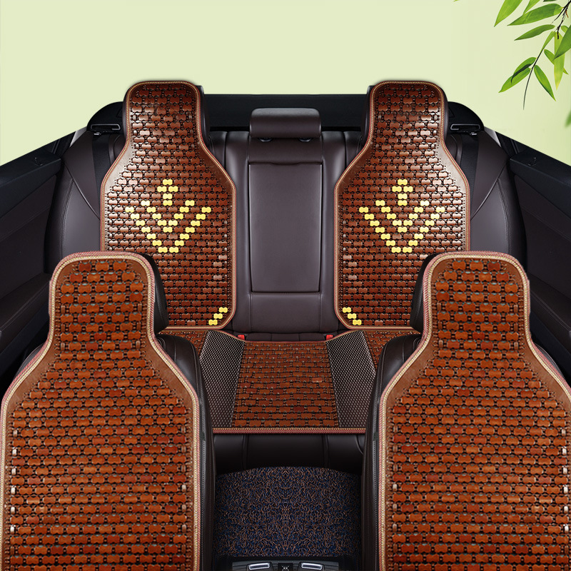Zhongheng Car Seat Five-Seat Bamboo Health Cushion Home Summer Breathable Cooling Pad All-Season Universal Cushion for Car Rear Seat