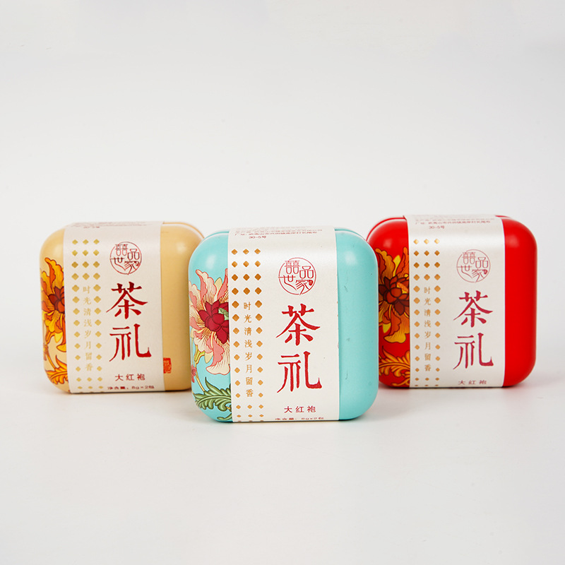 Dahongpao Tea Ceremony Iron Boxed 2 Pack 16g Wedding Sugar Ceremony Baby Full Moon Ceremony One Year Old Ceremony Accompanying Ceremony Joker Products