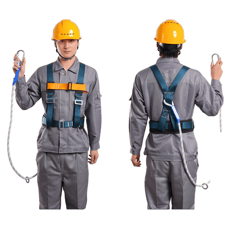 National Standard Five-Point Safety Belt for High-Altitude Work Construction Insurance European-Style Electrician Protection Full-Body Safety Belt to Prevent Falls