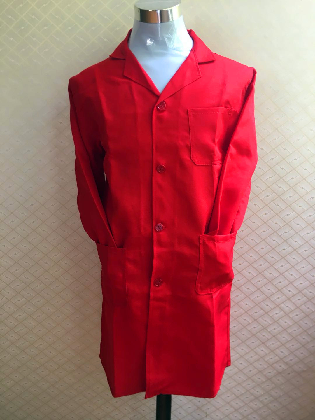 Men's and Women's Long Blue Coat Work Clothes Long-sleeved Handling Work Dust-proof Labor Protection Clothes Work Clothes Wholesale Factory Coveralls