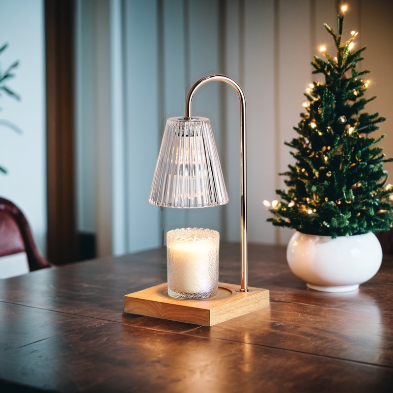 Aromatherapy melted wax lamp timing adjustable height lifting atmosphere lamp melted candlestick lamp Amazon cross-border e-commerce dimming