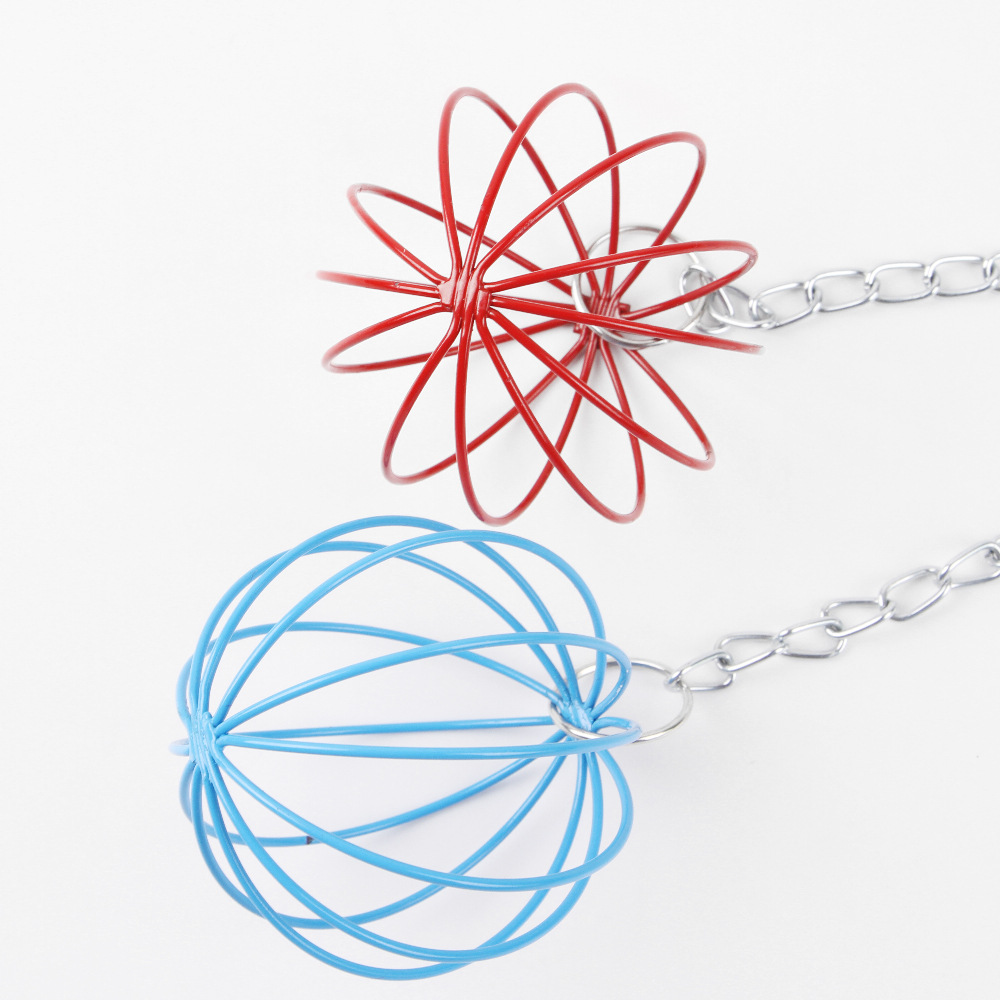 Rabbit grass ball can be hung feeding grass material rack Dutch pig chinchilla in stock stainless steel grass ball pet food utensils