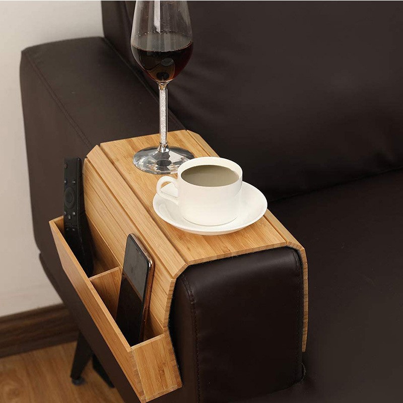 Wooden Folding Table Tray Sofa Wall Folding Table Black Wooden Folding Table Tray Sofa Armrest Tray