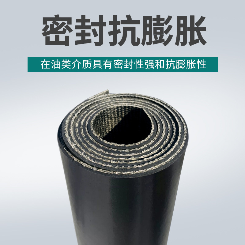 Abrasion Resistant Nylon Cloth Rubber Sheet, Workshop Shock-Absorbing Anti-Slip Clamping Rubber Pad, Tear-Resistant Multi-Layer Cloth Rubber Sheet