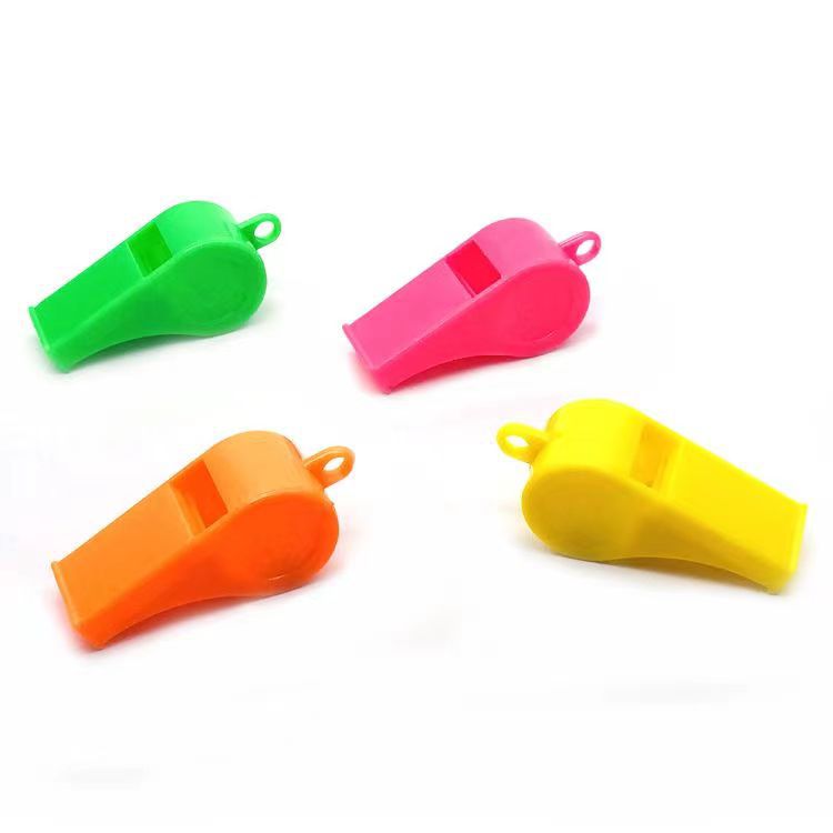 Color toy whistle referee children's whistle small OK shape whistle without rope cheer fans game supplies