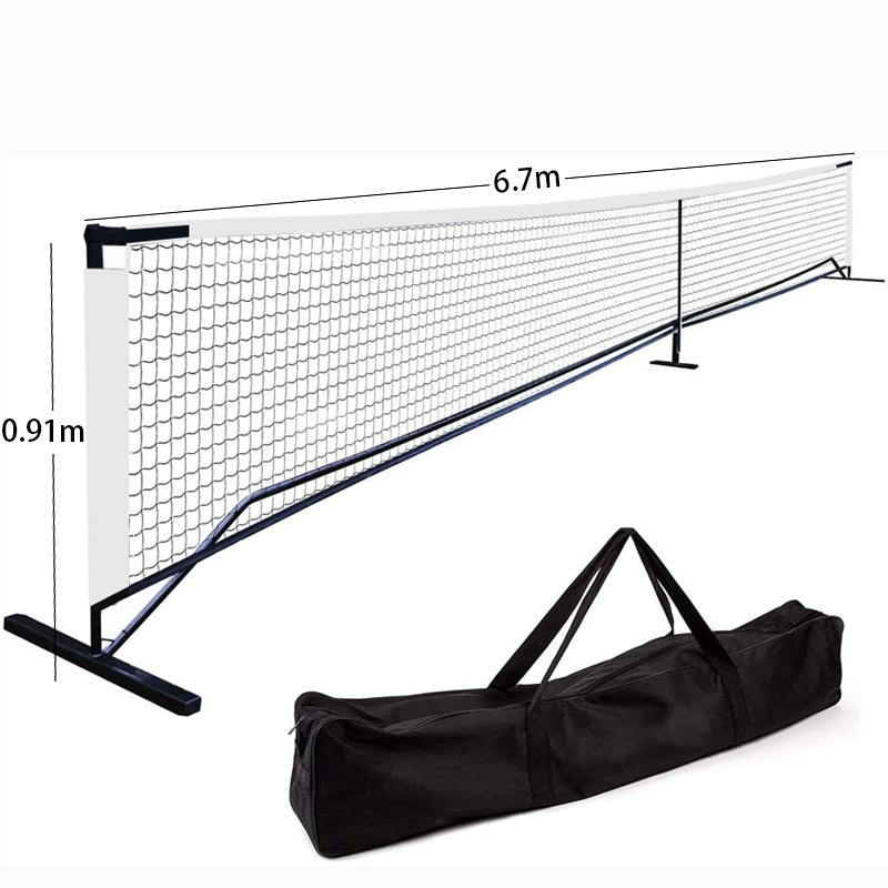 Heavy-Duty Pvc Clip Mesh Cloth Edging Portable Pickleball Net Pickleball Practice Net Tennis Contact Tennis Net