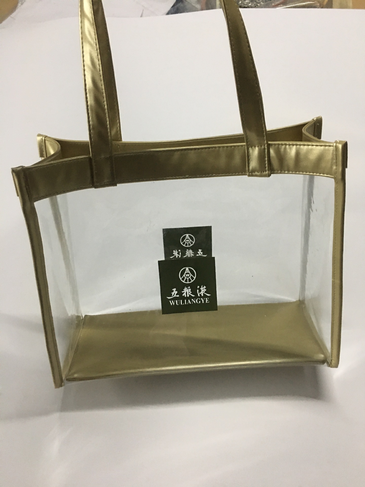Wuliangye Wine Bag Manufacturer Customized Wuliangye Pvc Transparent Bag Wine Bag Packaging Handbag Linen Bag Cotton Bag