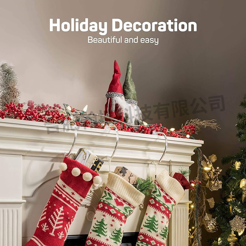 Amazon Supply Christmas Coat Rack Wholesale Coat Rack Pendant Security Clip Fireplace Rack Pendant