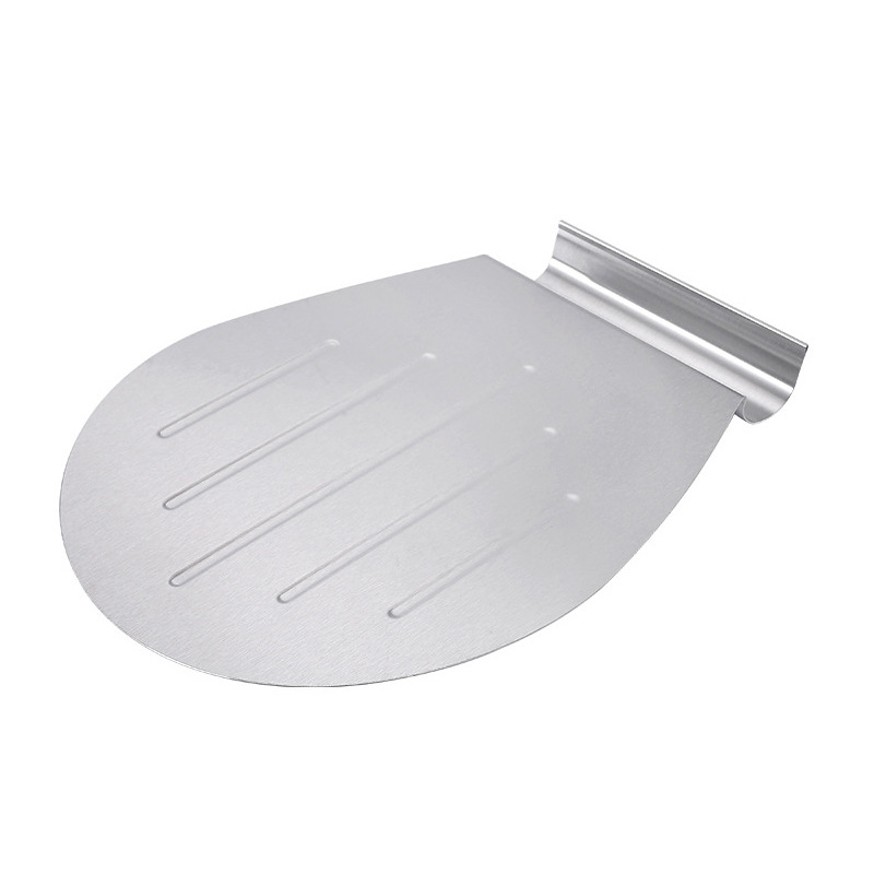 Stainless Steel Cake Transfer Shovel Baking Tools Bread Pizza Tray Transferor Curl Pizza Shovel in stock