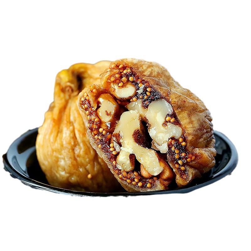 Fig Sandwiched with Walnut Kernels, Xinjiang Specialty Snacks, Dried Figs, Candied Fruits, Healthy Nuts, Individually Packaged