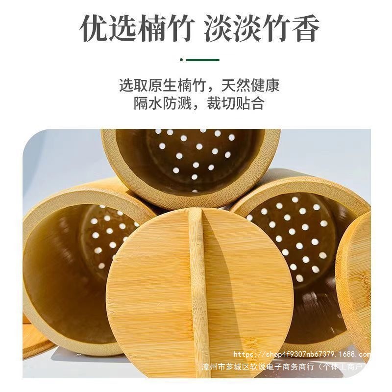 Bamboo Steamed Rice, Whole Bamboo Healthy Steamed Rice Bucket, Household Bamboo Steamed Rice Bucket with Lid, Bamboo Steamed Rice Bucket