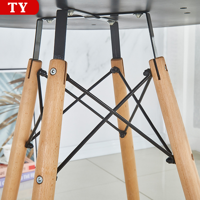 Eames Small Round Table Home Rental Dining Table Simple Small Apartment Conference Negotiation Table Milk Tea Shop Table Manufacturer