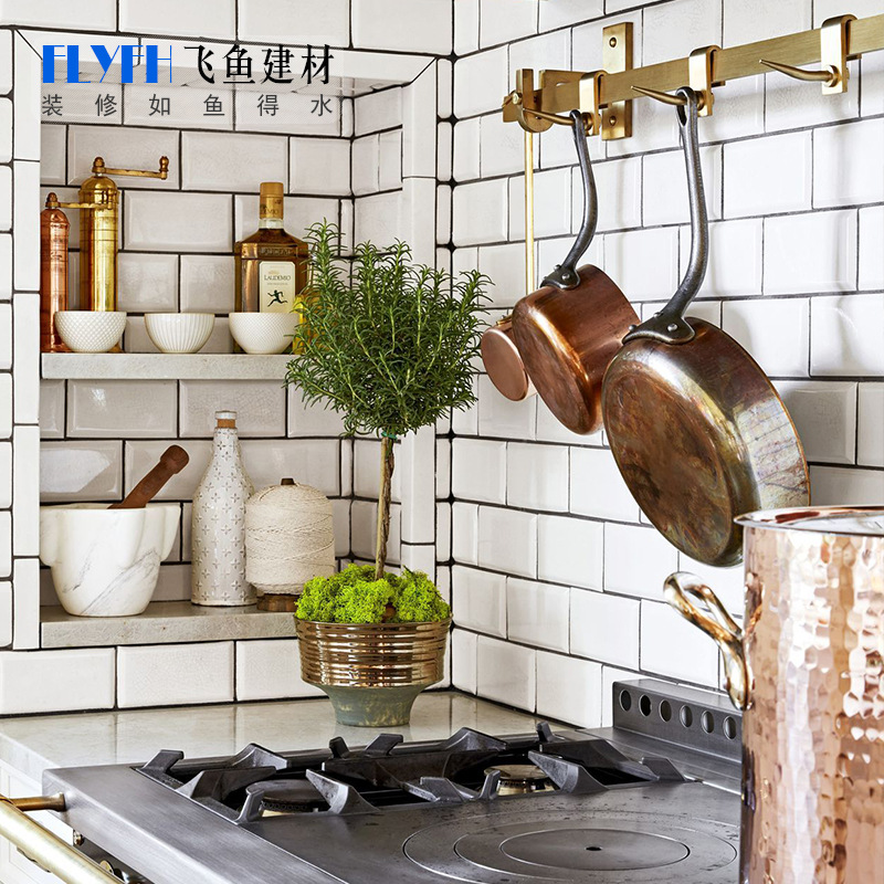 Скандинавская плитка черного и белого цветов, 75*150, фаска, плитка для кухни и ванной 100*200