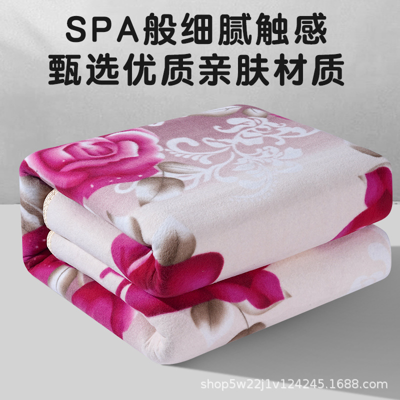 Electric blanket single double double control electric mattress temperature control three heat dissipation student dormitory single female safe home
