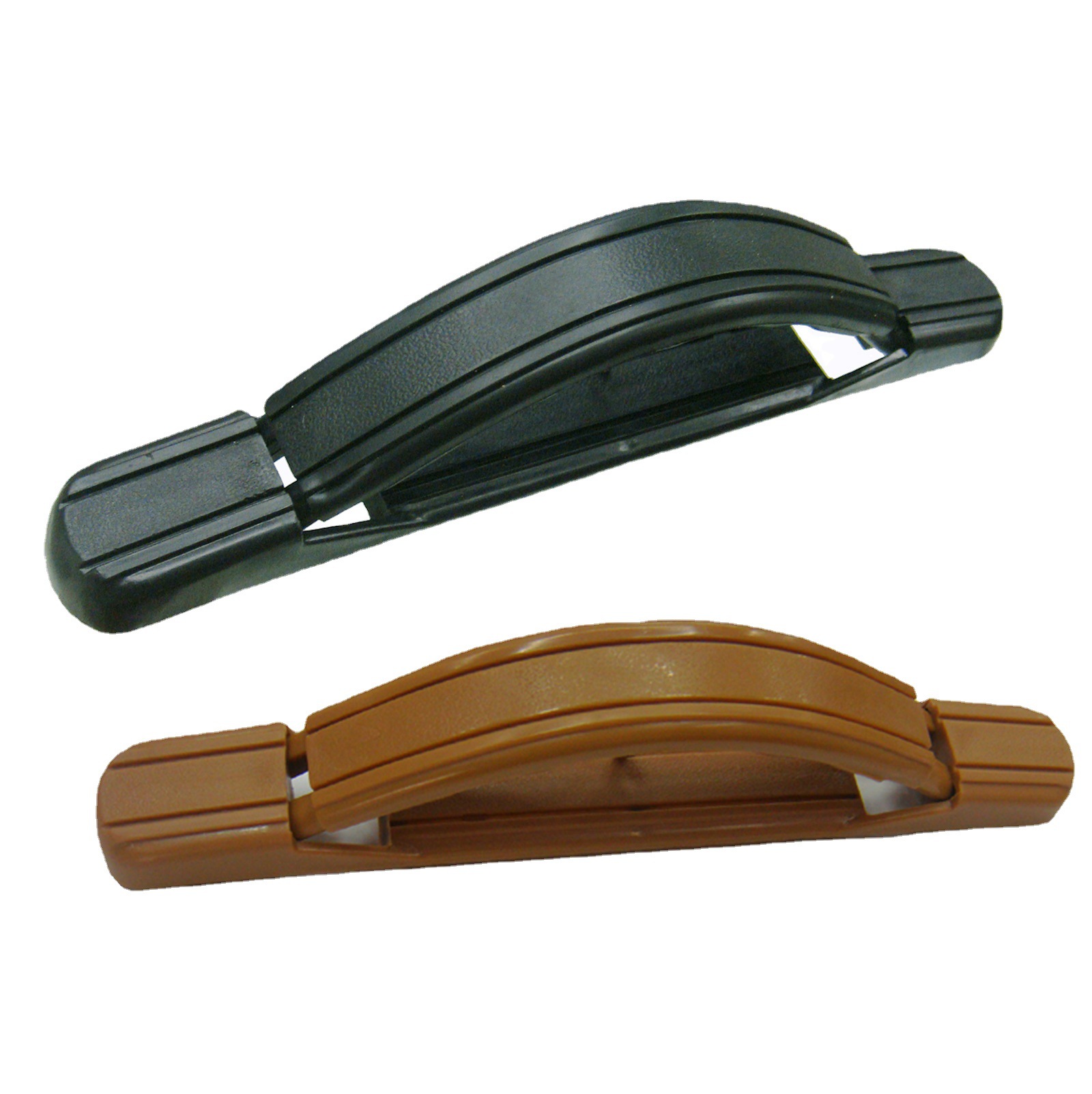 Factory Direct Supply Black Plastic Handle Tool Box Handle Fan Light Plate Handle Car Storage Box Handle