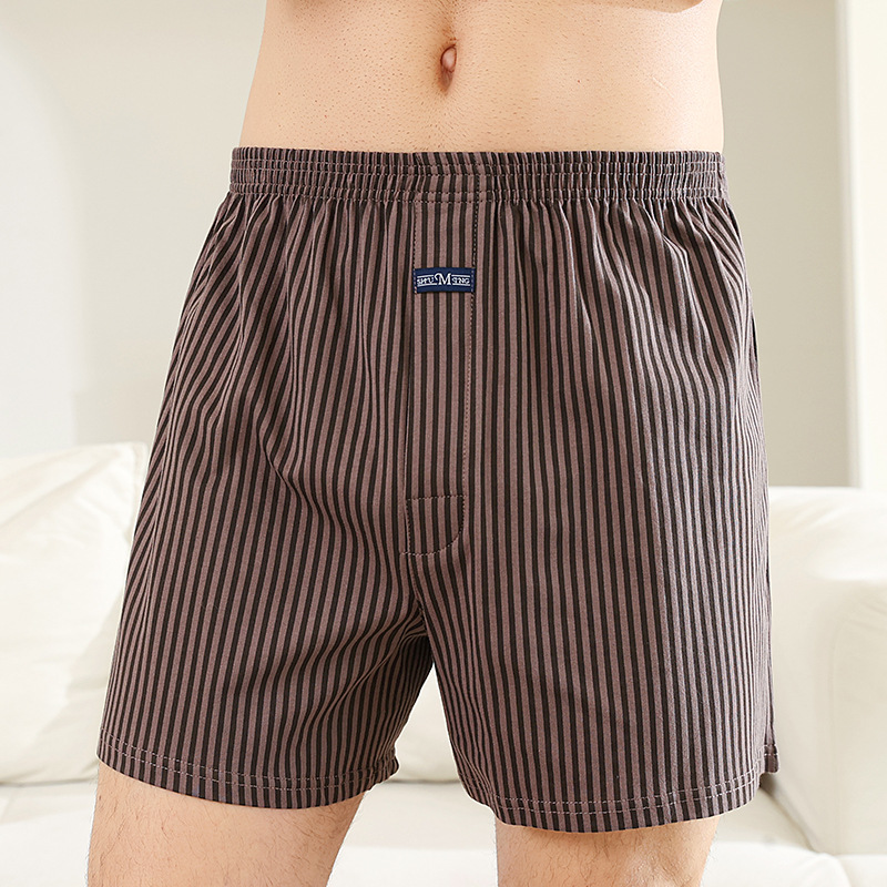 Arlo Pants Men's Underwear Cotton High Waist Loose Boxer plus size Cotton Underwear Home Shorts Men's Pajama Pants