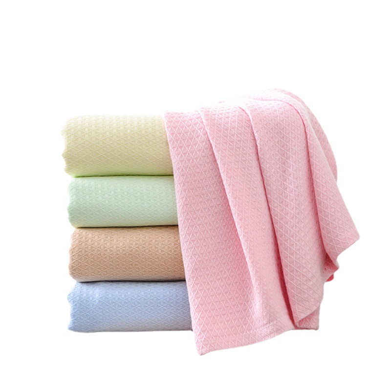 New Bamboo Fiber Blanket Ice Silk Summer Cool Quilt Baby Children Nap Towel Blanket Air Conditioning Quilt Can Be Wholesale Dropshipping
