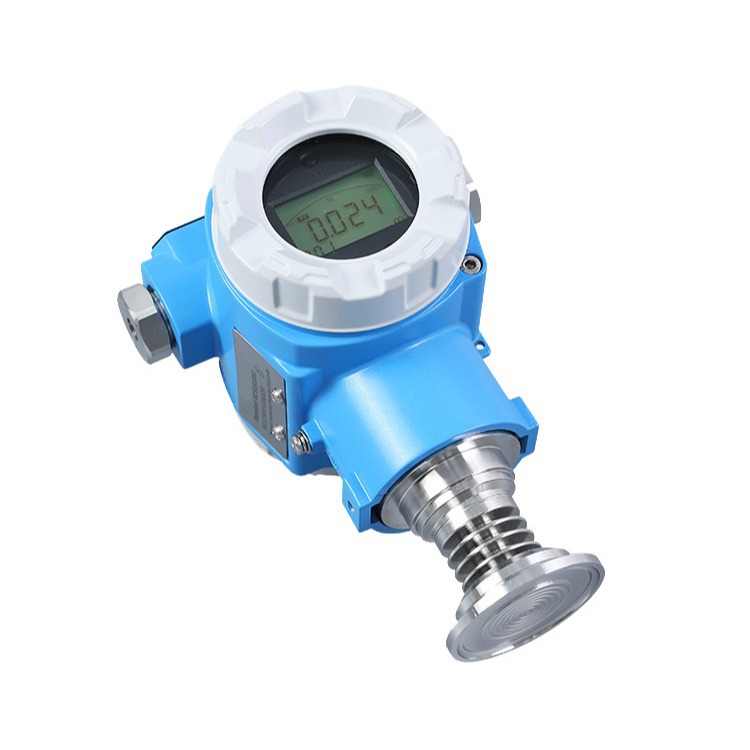 Sanitary diaphragm pressure transmitter mud anti-blocking food quick installation clamp type flat membrane pressure sensor