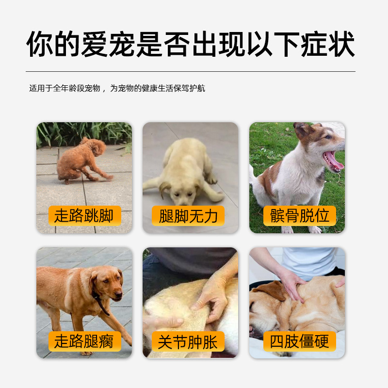 Love Pets Xing Cat and Dog Calcium Supplement Shark Chondroitin Calcium Tablets Bone Strengthening Nutritional Supplement for Large, Medium, Small, Young and Old Dogs 200 Tablets