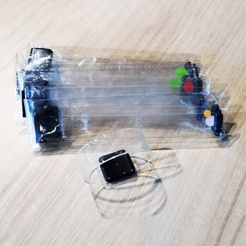 led luminous bracelet 3V magnetic suction buckle tpu shiny 7 color color changing holiday luminous gift printing bracelet luminous