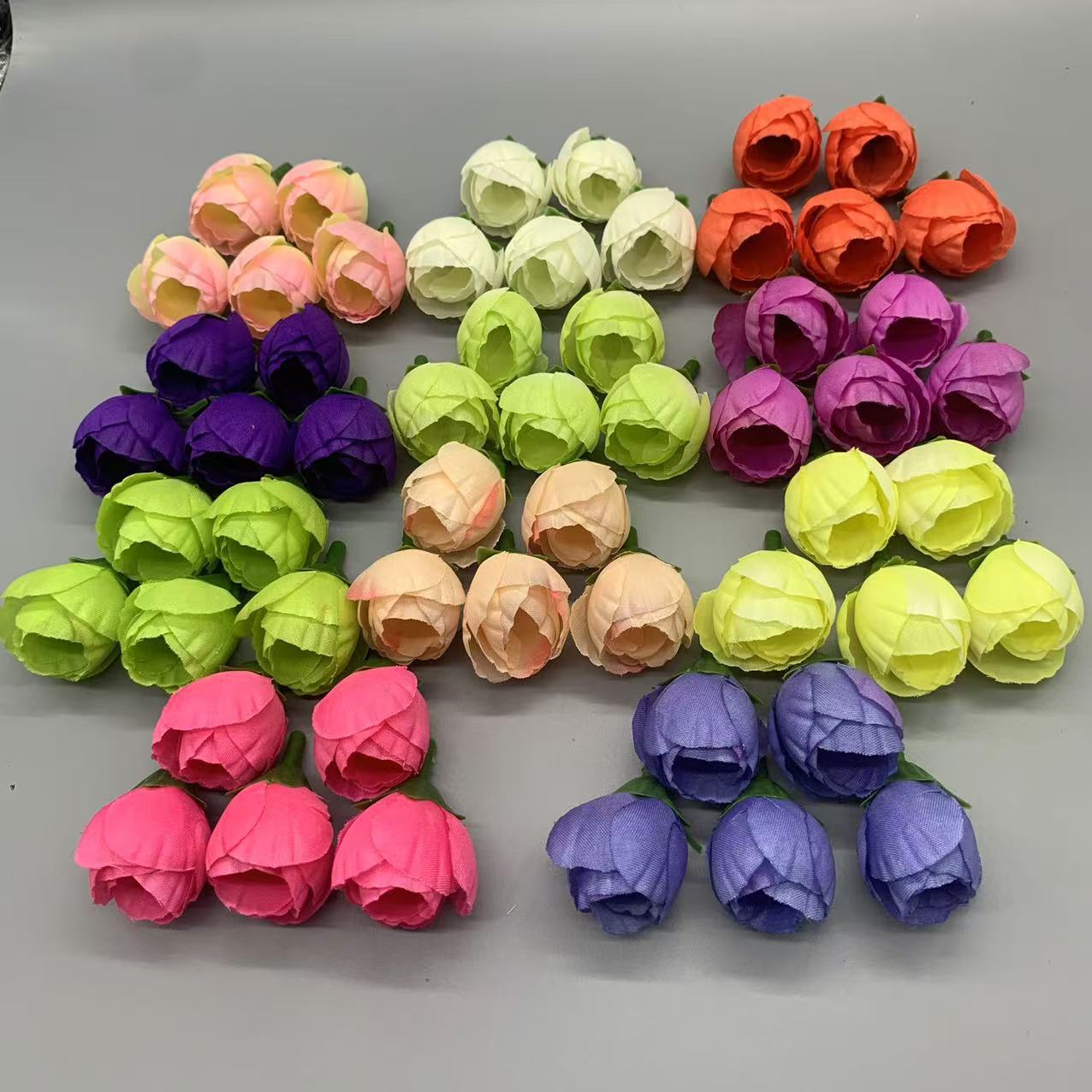 Симулированный цветок 3 см, роза, оптовая продажа, аксессуары для корсажа