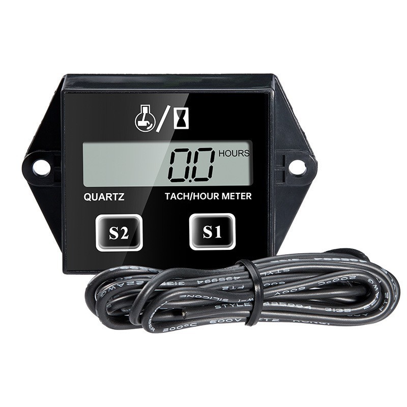 Factory Direct Supply Tachometer Motorcycle Tachometer Timer Atv Motorboat Lawn Mower Timer