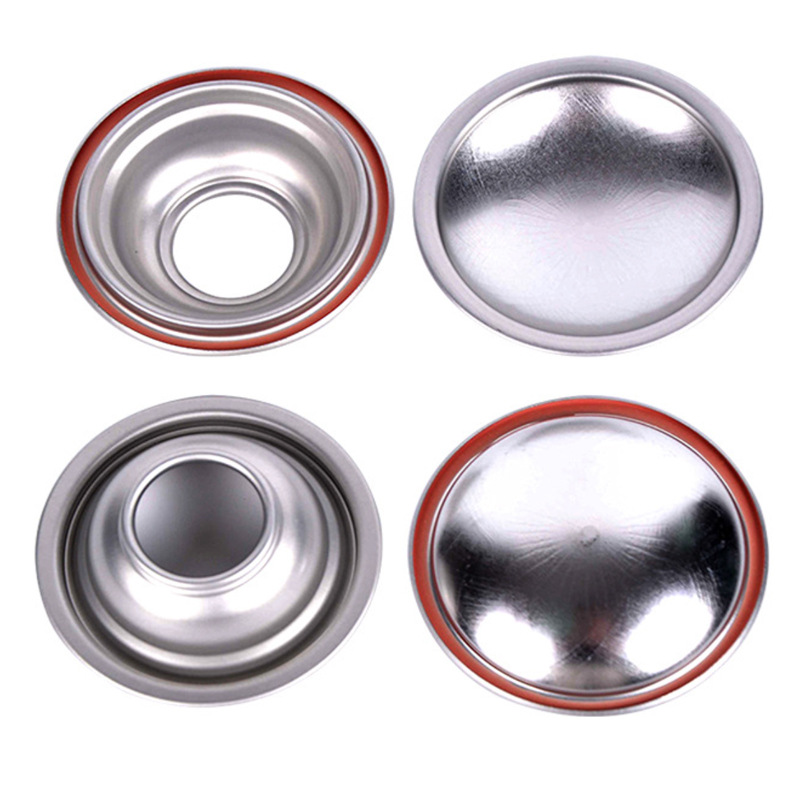 Tinplate can top and bottom cover plain iron diameter 65mm aerosol can white porcelain high head upper and lower cover spray can bottom cover