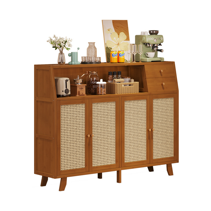 New sideboard light luxury high sense of a generation of kitchen shelf wall cabinet seasoning cabinet storage rack