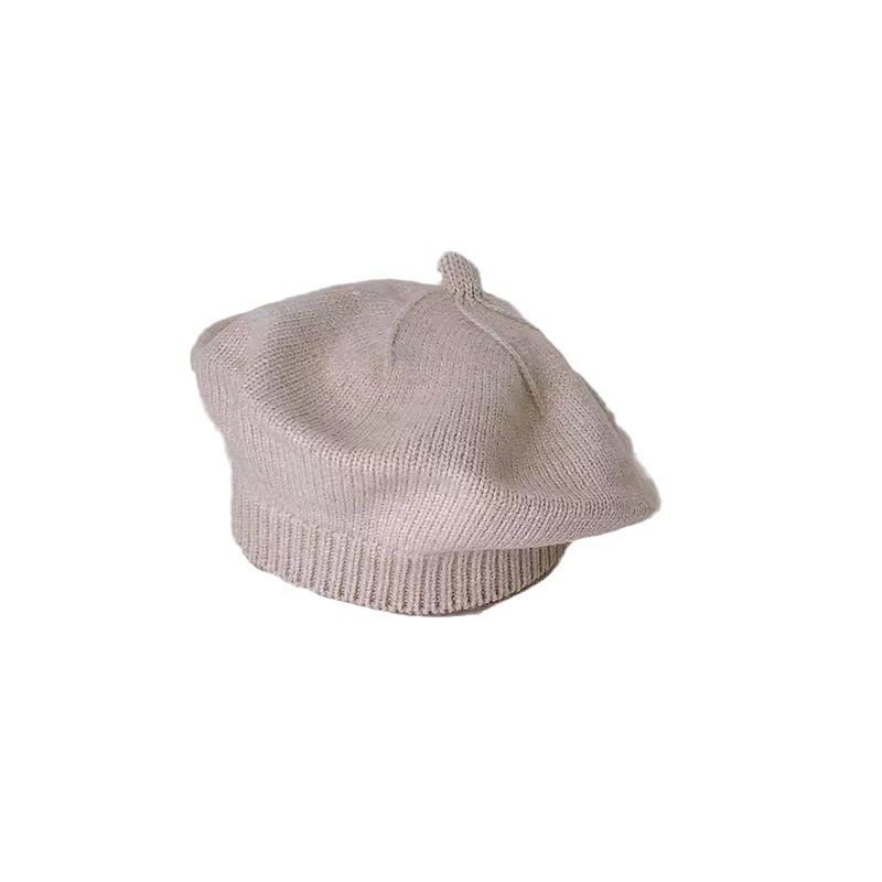 Autumn and winter children's hat South Korea all-match boys and girls baby windproof ear protection knitted hat baby warm hat