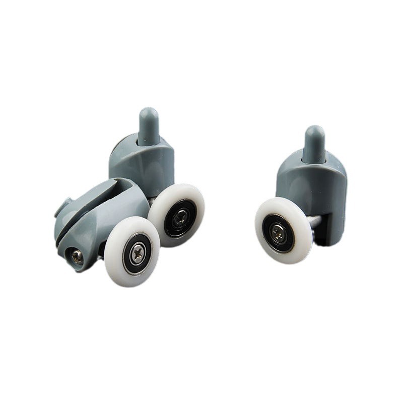 Factory supply single wheel bathroom glass sliding door pulley shower room accessories hanging wheel accessories