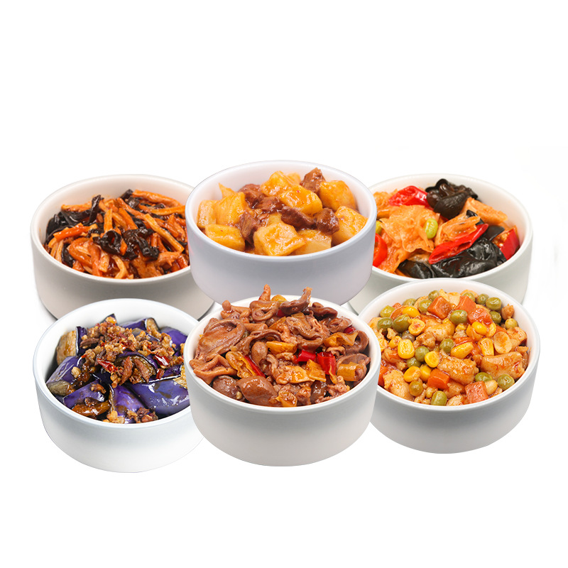 Customized [On-Demand] Processing of Large Packaging Factory-Made Traditional Clay Pot Commercial Takeout Instant Meal Packs Ready-To-Eat Bento