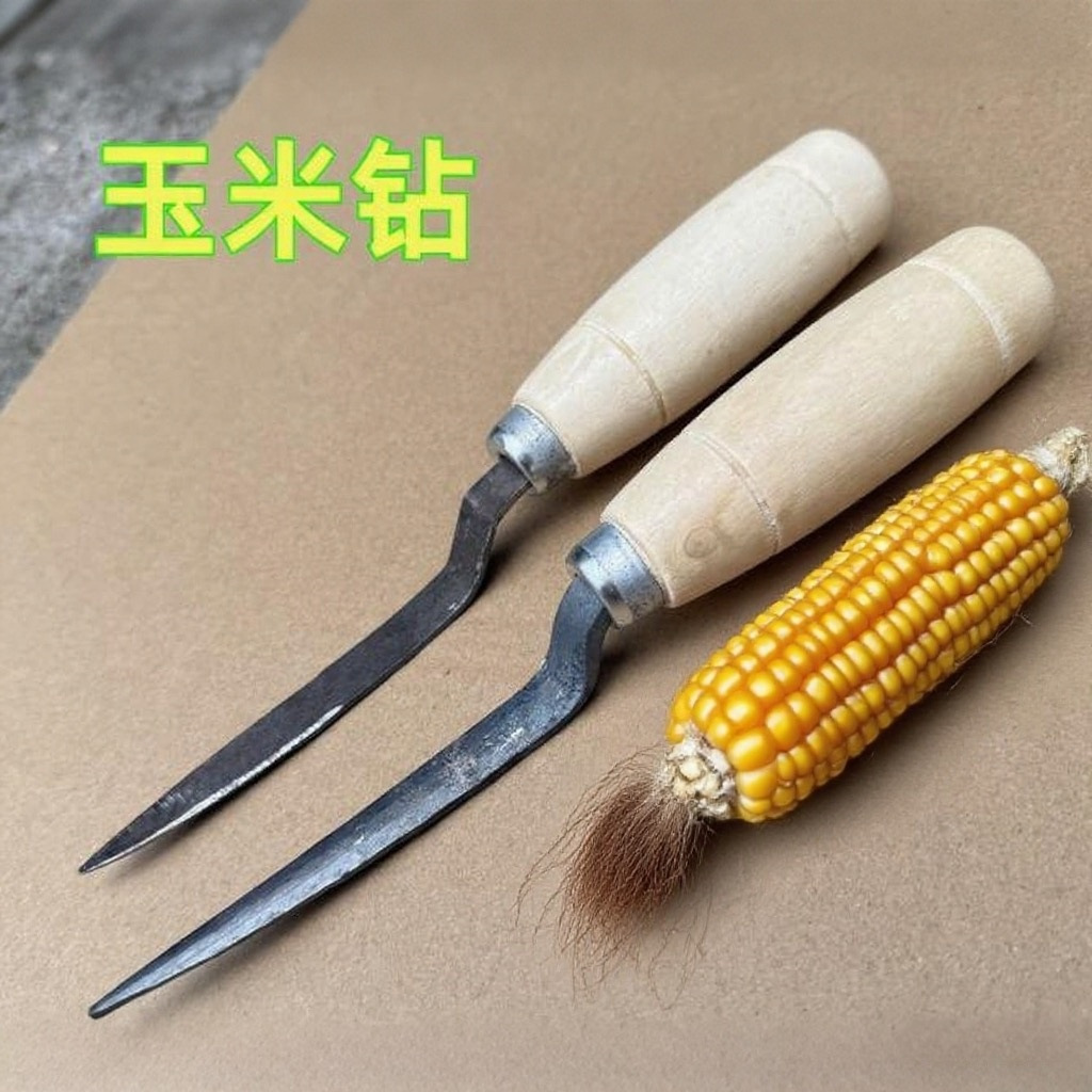 Сверло для очистки кукурузы, старинный ручной инструмент для обмолота кукурузы