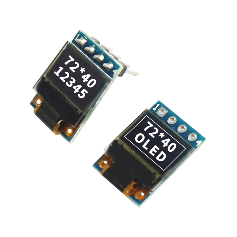 0.42-inch OLED display SSD1306 monochrome 72*40 welding 16p with board module SPI/IIC small size