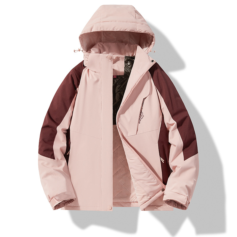 2024 Fall/Winter New fleece-lined cotton-padded jacket Graphene Color Thickened Coat Mink Velvet Cotton Coat Cold-proof 2 Cotton Coat