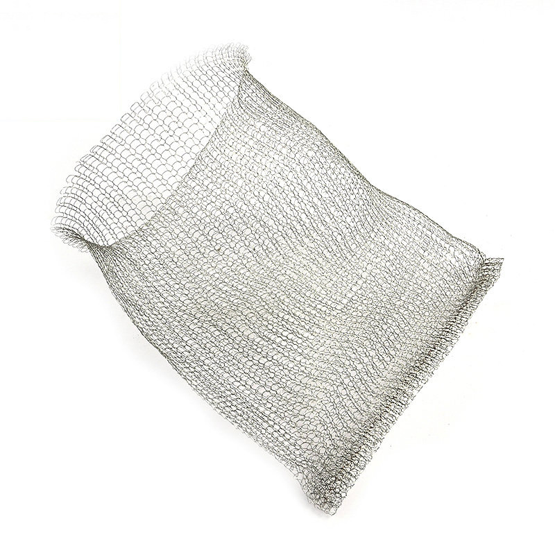 Cross-Border Supply of 304 Stainless Steel Metal Mesh Bags, Knitted Flowers and Plants Roots, Insect-Proof Rat Filter Woven Mesh Bags