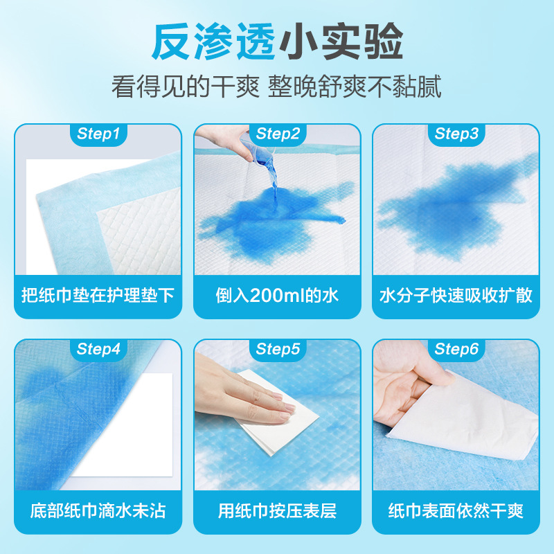 Kefu Adult Care Pad Elderly Diaphragm Pad Disposable Adult Mattress Puerperal Pad for Pregnant Women Increase 60*90