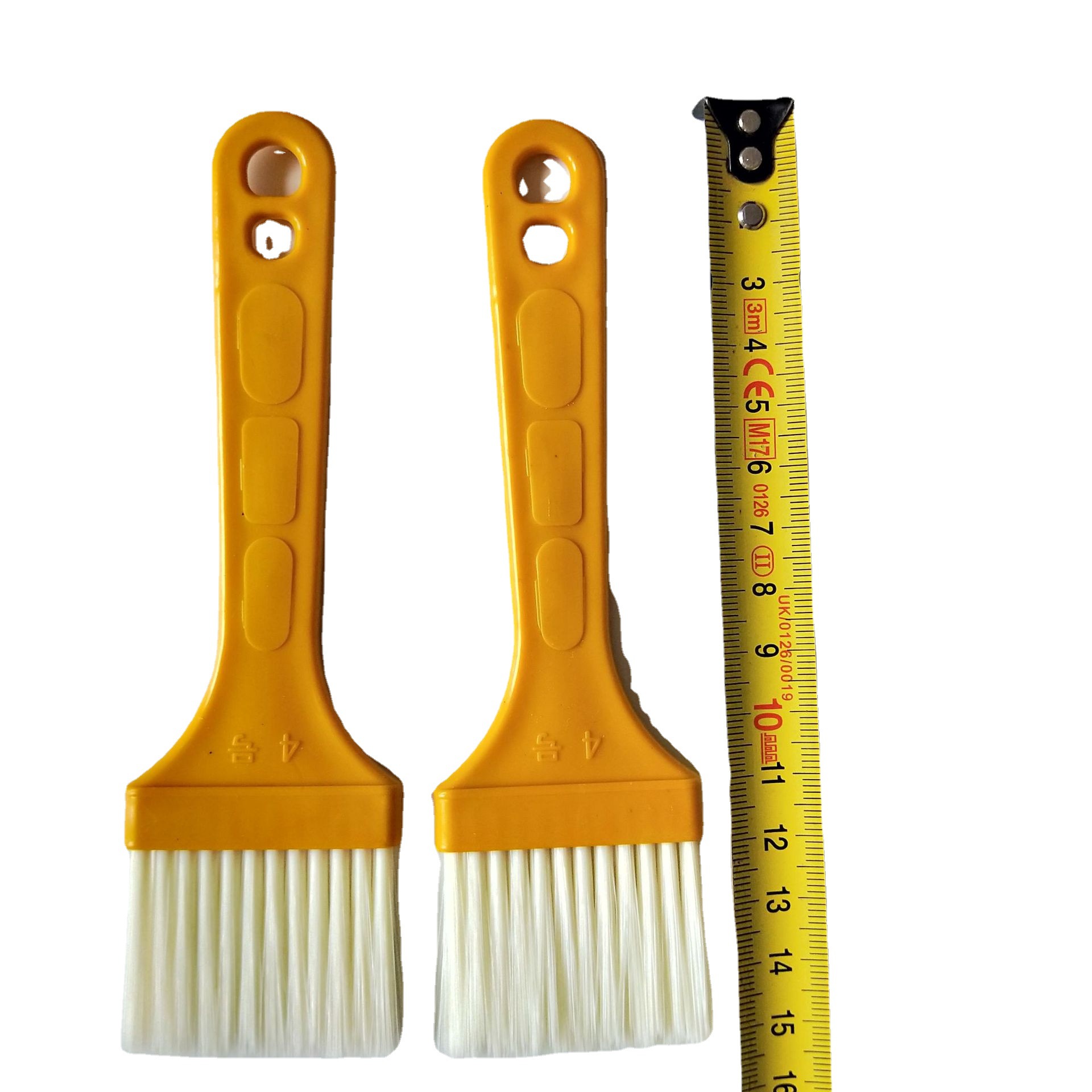Yellow Paint Brush White Long Hair Brush Barbecue Brush Oil Brush Kitchen Barbecue Brush Household No. 4 Barbecue Oil Brush
