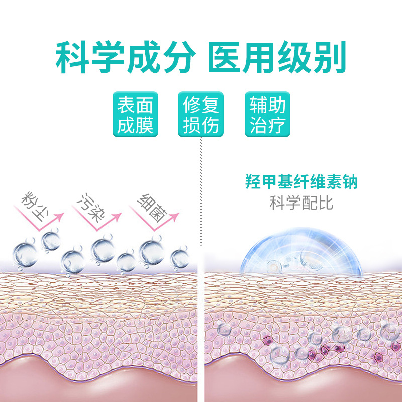 Qingxi Medical Skin Gel Dermatitis Eczema Skin Sensitivity Dryness Redness Itching Repair Barrier Protection Care