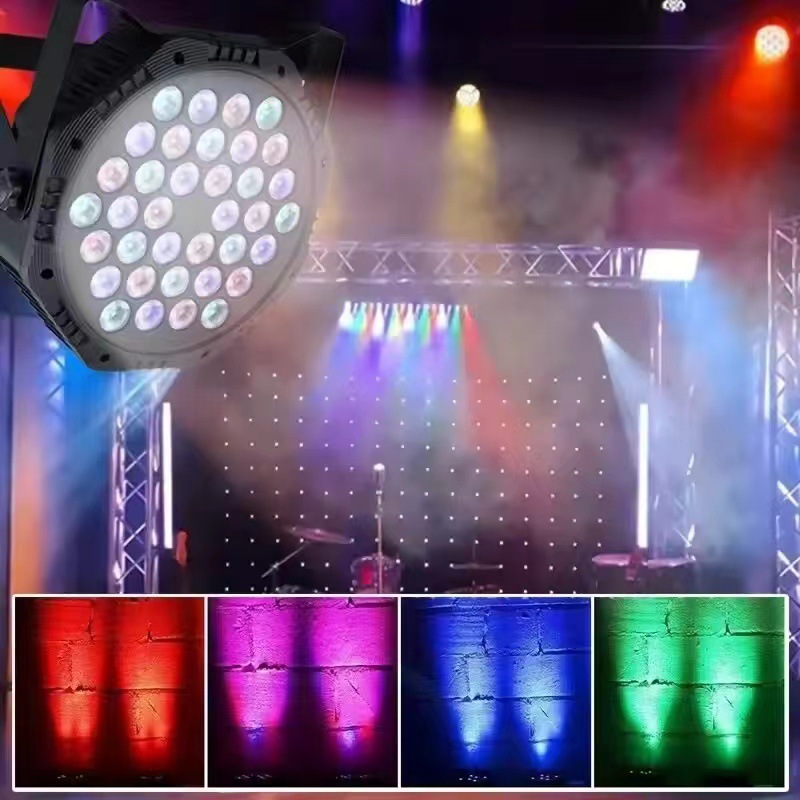 Cross-border 36 single-color led pai lights dance room colorful lights dance room atmosphere lights wedding performance lighting stage lights