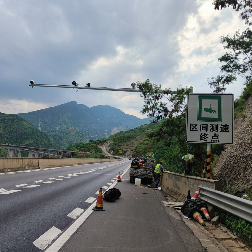 Interactive Speed Measurement Fixed Photo Capture System Starting Point Terminal Photo Radar Speedometer Machine Intelligent High-Speed Portable