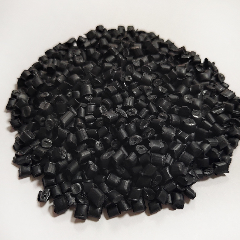 Pp Recycled Material Black High Gloss Impact Resistant Injection Molding High Pressure Material Plastic Particle Injection Molding Grade