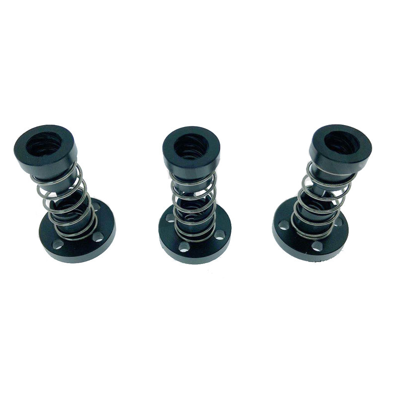 3D printer POM nut T8 brass clearance elimination and return accessories with spring Saigang mute nut