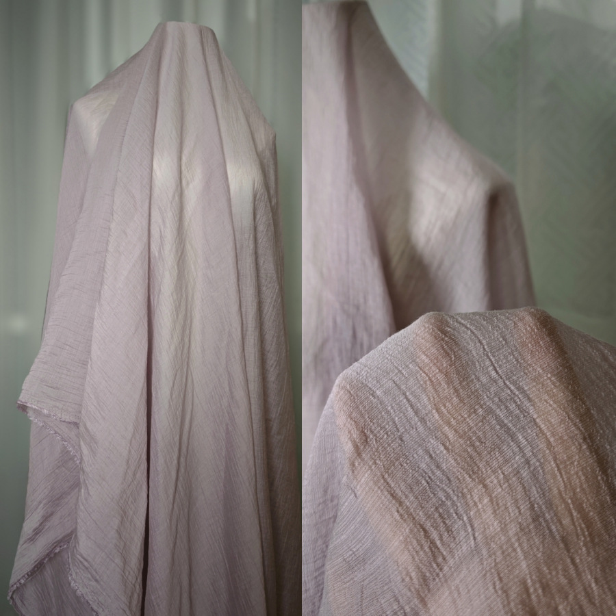 Artificial linen tencel fabric soft fairy wrinkle dress Hanfu skin-friendly breathable women's lyocell fabric