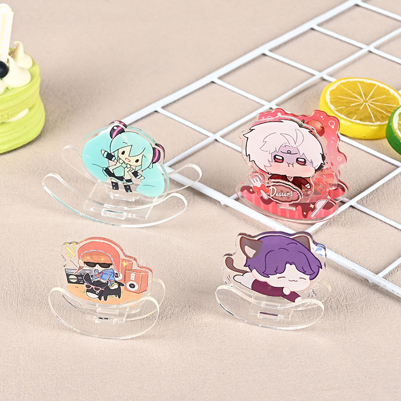 Акриловый мультяшный анимационный стенд, шейкер, настольные украшения, индивидуальные анимационные аксессуары