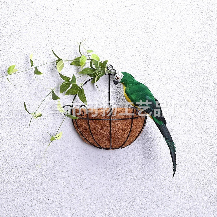 Simulated Parrot, Parrot, Simulated Bird, Pastoral Decoration, Feather Parrot Crafts, Gardening Decoration, Bird Wholesale