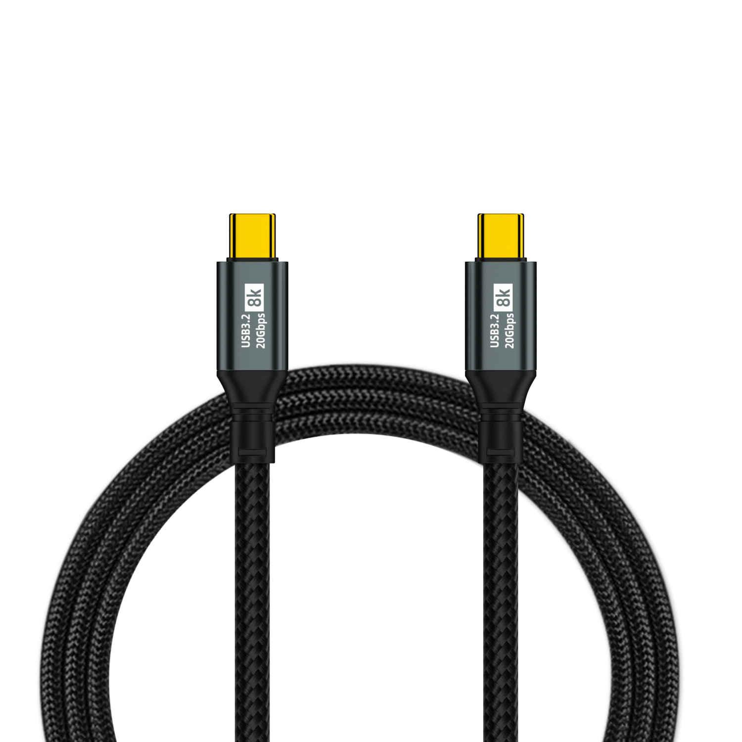 TYPE-C revolution to TYPE-C male 20Gbps charging cable suitable for Apple 15 mobile phone projection screen full-function data