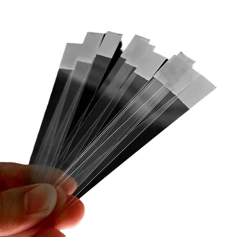 Manufacturers supply jump card strip PET display strip supermarket transparent shrapnel tag counter self-adhesive strip