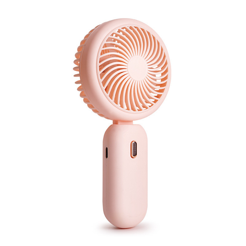 New Mini Handheld Foldableing Fan Portable USB Charging Summer Student Outdoor Fan Gift with Logo Printing