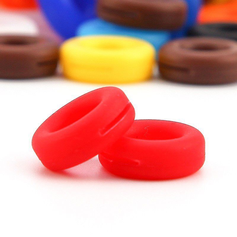 Factory direct new silicone non-slip earmuffs silicone ring fashion candy color Earmuffs Ear hook silicone ring wholesale package
